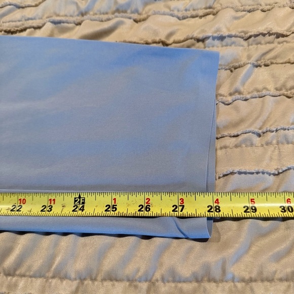 Athleta Skyline Pant II in Blue Star Paperbag Tie Waist Bow High Rise 0 530640 - Picture 11 of 11